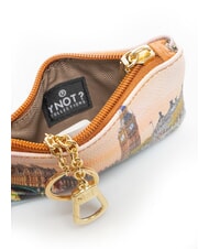 YNOT YESBAG Pochette porte-cl&eacute;s zipp&eacute;e fleur jaune - Porte-cl&eacute;s - 2