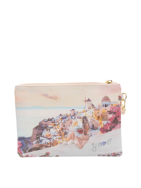YESBAG Pochette moyenne avec revers Coucher de soleil en Gr&egrave;ce - Sacs pour Femme