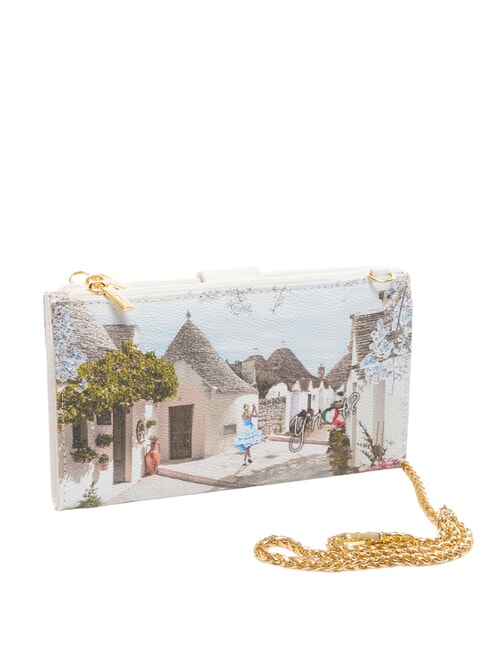 YESBAG Pochette portefeuille avec bandouli&egrave;re Alice au Trulli - Sacs pour Femme