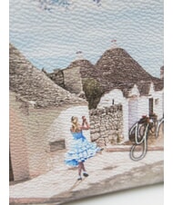 YNOT YESBAG Pochette portefeuille avec bandouli&egrave;re Alice au Trulli - Sacs pour Femme - 4