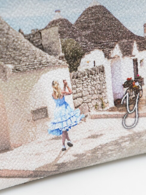 YESBAG Pochette moyenne avec revers Alice au Trulli - Sacs pour Femme