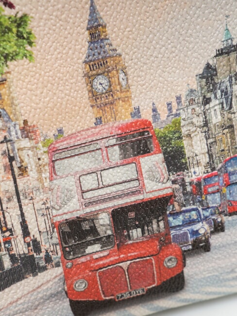 YESBAG Pochette moyenne avec revers Arc-en-ciel de Londres - Sacs pour Femme