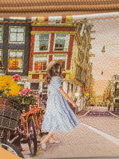 YESBAG Pochette moyenne avec revers R&ecirc;ves de Hollande - Sacs pour Femme