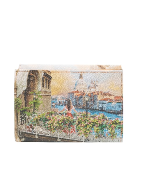 YESBAG Porte-monnaie moyen canal fleuri - Portefeuilles Femme