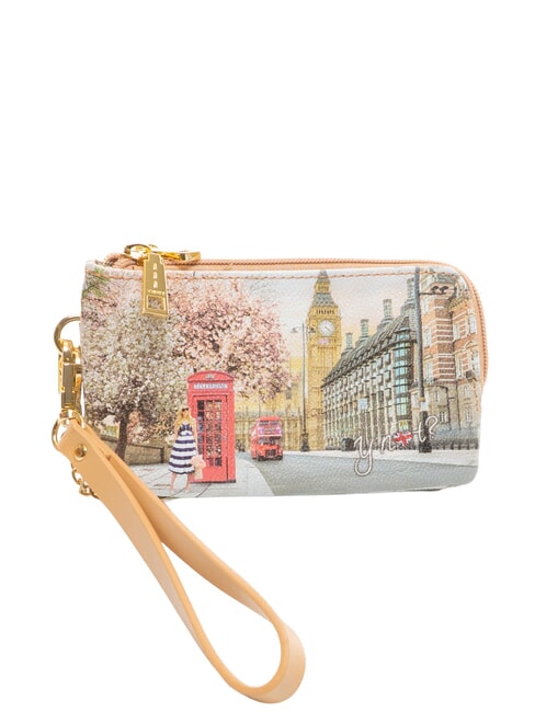 YESBAG SPECIAL Porte-cartes &agrave; double fermeture &eacute;clair rosier anglais - Portefeuilles Femme