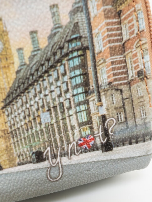 YESBAG SPECIAL Porte-cartes &agrave; double fermeture &eacute;clair rosier anglais - Portefeuilles Femme