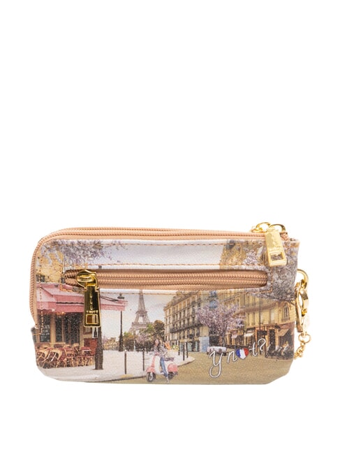 YESBAG SPECIAL Porte-cartes &agrave; double fermeture &eacute;clair voile paris - Portefeuilles Femme