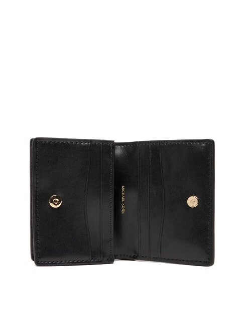 HAMILTON MODERNE petit porte-cartes en cuir noir - Portefeuilles Femme