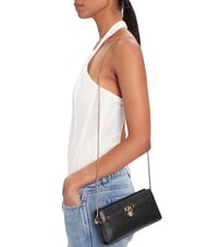 MICHAEL KORS HAMILTON MODERNE Pochette avec bandouli&egrave;re en m&eacute;tal noir - Sacs pour Femme - 5