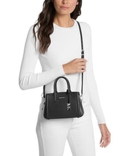 MICHAEL KORS LAILA petit sac &agrave; main en cuir noir - Sacs pour Femme - 3