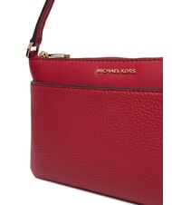 MICHAEL KORS JET SET Pochette bandouli&egrave;re en cuir cramoisi - Sacs pour Femme - 3