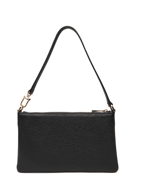 JET SET Pochette bandouli&egrave;re en cuir noir - Sacs pour Femme