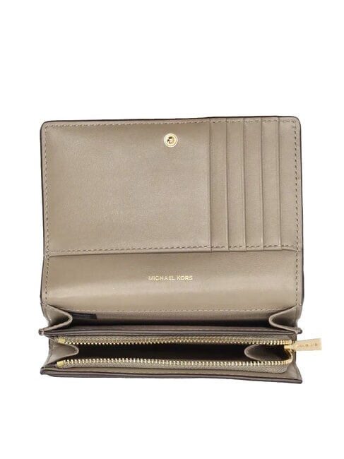 JET SET Portefeuille en cuir moyen bouleau - Portefeuilles Femme