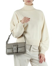 MICHAEL KORS COLBY Sac bandouli&egrave;re moyen en cuir bouleau - Sacs pour Femme - 4