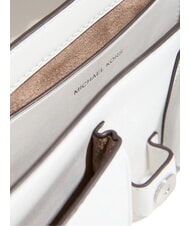 MICHAEL KORS COLBY Sac bandouli&egrave;re moyen en cuir blanc optique - Sacs pour Femme - 4