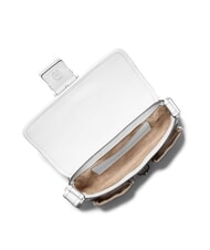 MICHAEL KORS COLBY Sac bandouli&egrave;re moyen en cuir blanc optique - Sacs pour Femme - 6