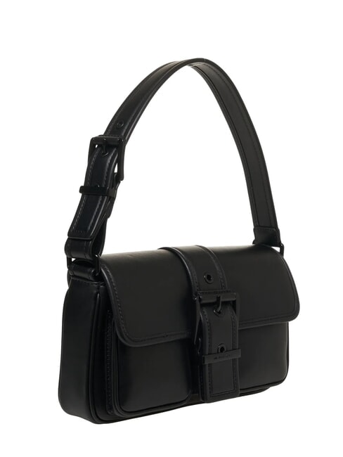 COLBY Sac bandouli&egrave;re moyen en cuir noir - Sacs pour Femme