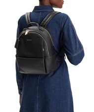 MICHAEL KORS SABLE Sac &agrave; dos rond en cuir noir - Sacs pour Femme - 5