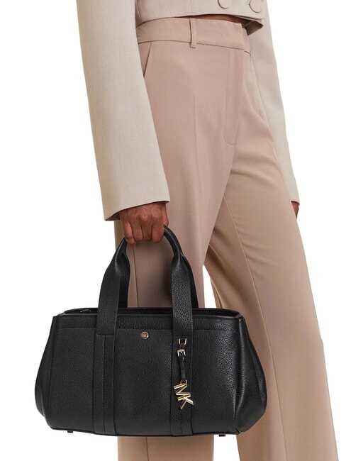 ROMEE Sacoche en cuir avec bandouli&egrave;re noir - Sacs pour Femme