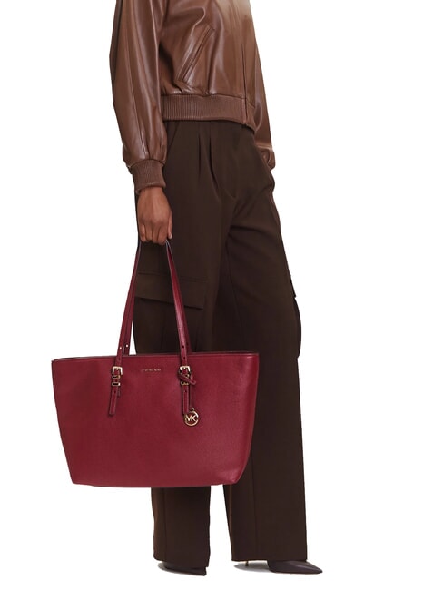 QUINN sac de courses en cuir m&ucirc;re - Sacs pour Femme