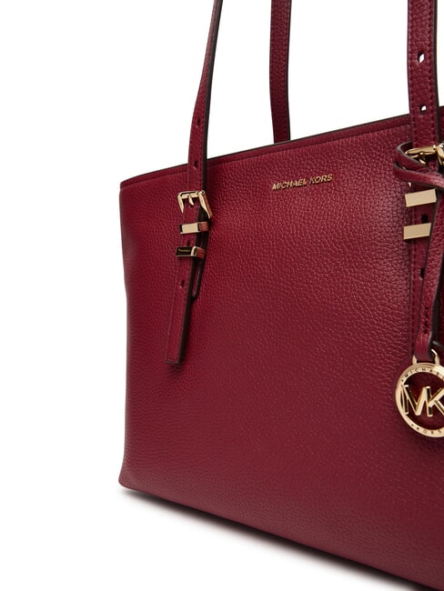 QUINN Sac cabas moyen en cuir m&ucirc;re - Sacs pour Femme