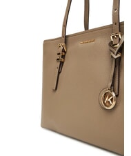 MICHAEL KORS QUINN Sac cabas moyen en cuir bouleau - Sacs pour Femme - 3