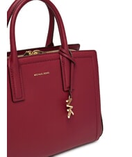 MICHAEL KORS LAILA Sac &agrave; main en cuir avec bandouli&egrave;re m&ucirc;re - Sacs pour Femme - 2