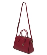 MICHAEL KORS LAILA Sac &agrave; main en cuir avec bandouli&egrave;re m&ucirc;re - Sacs pour Femme - 4