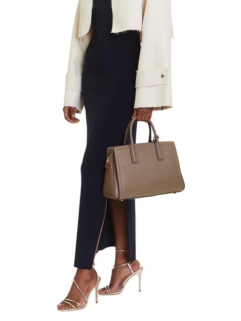 LAILA Sac &agrave; main en cuir avec bandouli&egrave;re bouleau - Sacs pour Femme