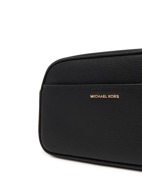 JET SET &Eacute;tui bandouli&egrave;re en cuir pour appareil photo noir - Sacs pour Femme