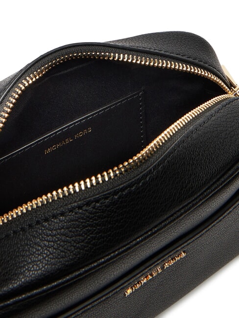 JET SET &Eacute;tui bandouli&egrave;re en cuir pour appareil photo noir - Sacs pour Femme