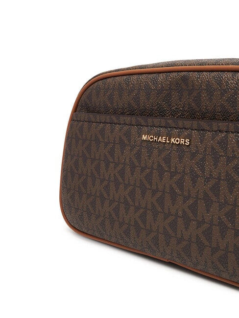 JET SET &Eacute;tui pour appareil photo avec imprim&eacute; int&eacute;gral brun/gland - Sacs pour Femme