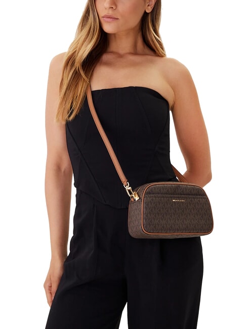 JET SET &Eacute;tui pour appareil photo avec imprim&eacute; int&eacute;gral brun/gland - Sacs pour Femme