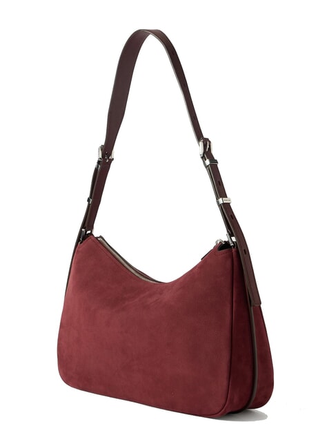 NOLITA Grand sac bandouli&egrave;re en cuir nubuck sang de b&oelig;uf - Sacs pour Femme