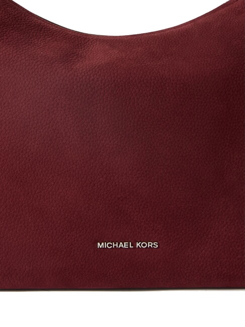 NOLITA Grand sac bandouli&egrave;re en cuir nubuck sang de b&oelig;uf - Sacs pour Femme