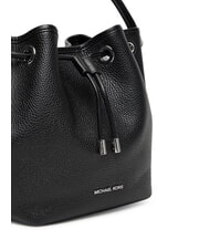 MICHAEL KORS AVERY Sac seau en cuir avec bandouli&egrave;re noir - Sacs pour Femme - 3