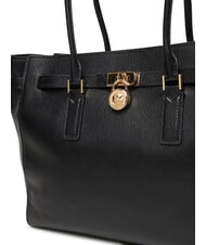 MICHAEL KORS HAMILTON MODERNE Grand sac cabas en cuir noir - Sacs pour Femme - 3