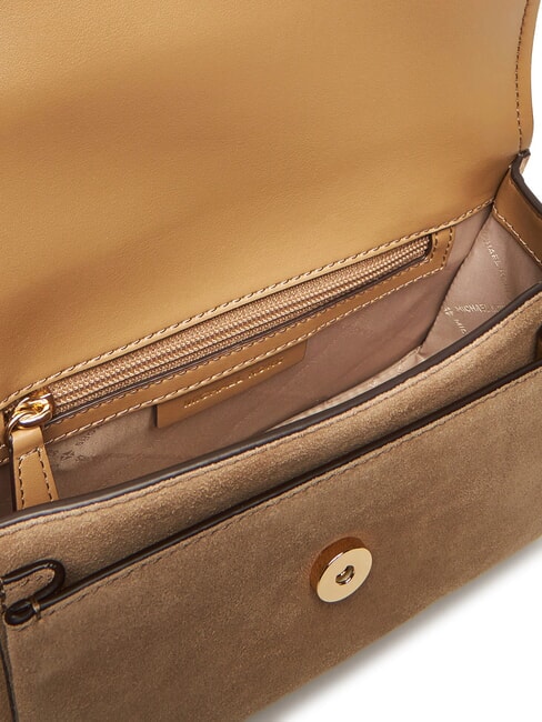 CLAIRE sac bandouli&egrave;re en daim d&eacute;cortiquer - Sacs pour Femme