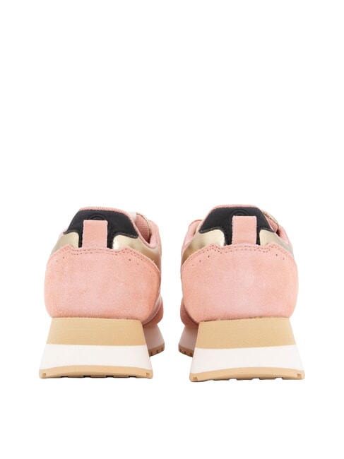 TRAVIS AUTHENTIC Baskets or rose - Chaussures Femme