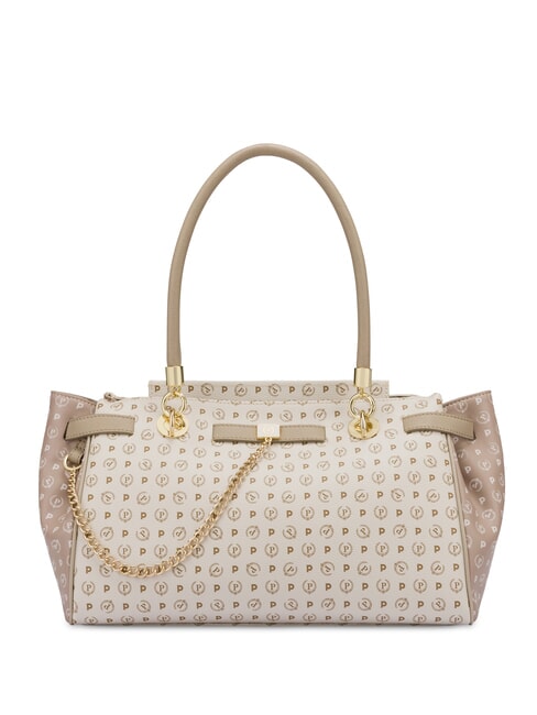 HERITAGE Sac bandouli&egrave;re &agrave; double anse Ivoire - Sacs pour Femme