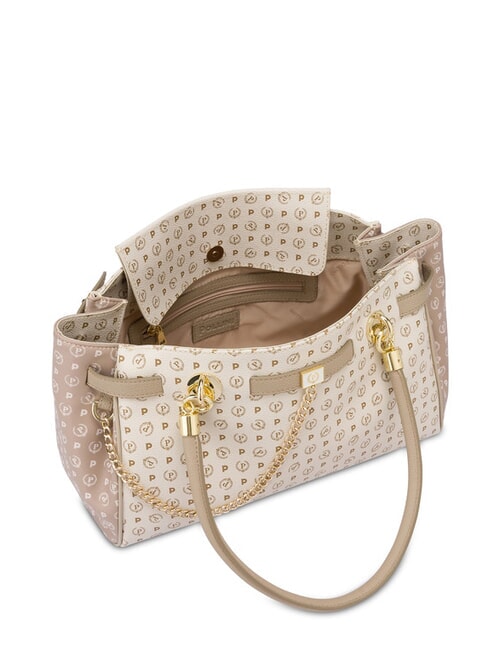 HERITAGE Sac bandouli&egrave;re &agrave; double anse Ivoire - Sacs pour Femme