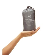 GO TRAVEL GO Oreiller en mousse &agrave; m&eacute;moire de forme pour la nuque ou le dos gris - Accessoires Voyage - 4