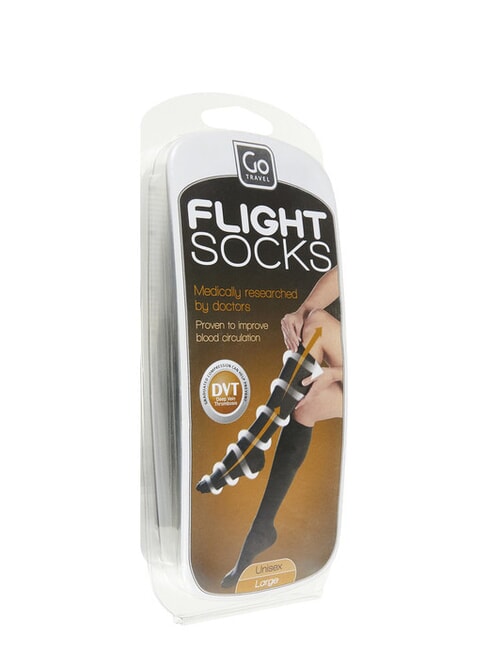 GO Chaussettes de voyage anti-thrombose noir - Accessoires Voyage