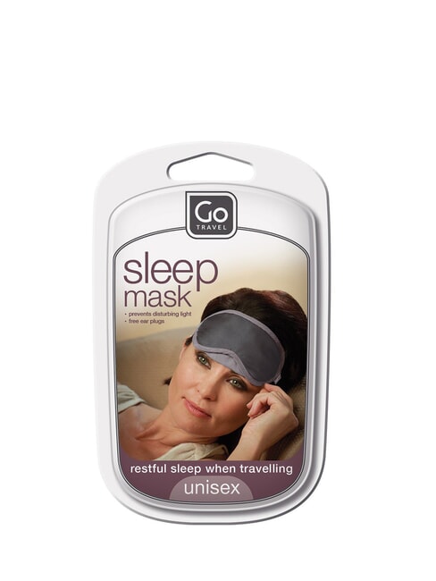 GO Masque de voyage avec bouchons d'oreilles noir - Accessoires Voyage