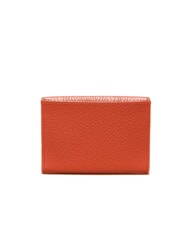 COCCINELLE METALLIC SOFT Porte-cartes en cuir martel&eacute; rouge grenadine - Portefeuilles Femme - 3