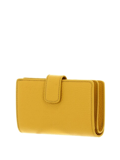 METALLIC SOFT Portefeuille en cuir textur&eacute; ensoleill&eacute; - Portefeuilles Femme