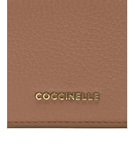 COCCINELLE METALLIC SOFT Petit portefeuille en cuir peaux - Portefeuilles Femme - 3