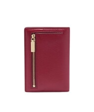 COCCINELLE METALLIC SOFT Porte-passeport en cuir martel&eacute; sangria - Accessoires Voyage - 4