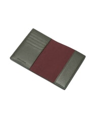 COCCINELLE METALLIC SOFT Porte-passeport en cuir martel&eacute; algues - Accessoires Voyage - 2