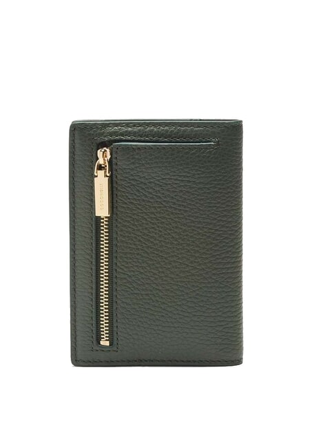 METALLIC SOFT Porte-passeport en cuir martel&eacute; algues - Accessoires Voyage